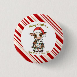 Simple modern merry christmas calf Cow OX pattern Knapp