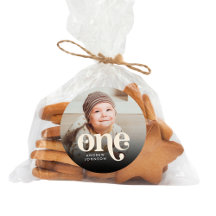 Simple Modern Minimalist Boho 1:a födelsedagsfoto