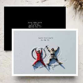 Simple MoDeRN MINIMALIST Photo Ram Bröllop Spara Datumet