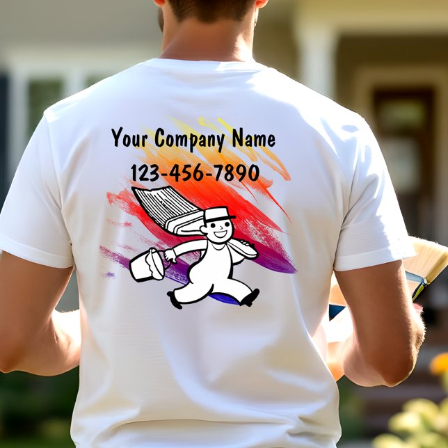 Simple Modern Painter Business Work T-Shirts (Skapare uppladdad)