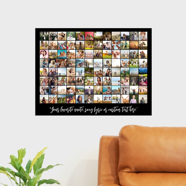 Simple Modern Personlig 96 Photo Collage Poster (Skapare uppladdad)