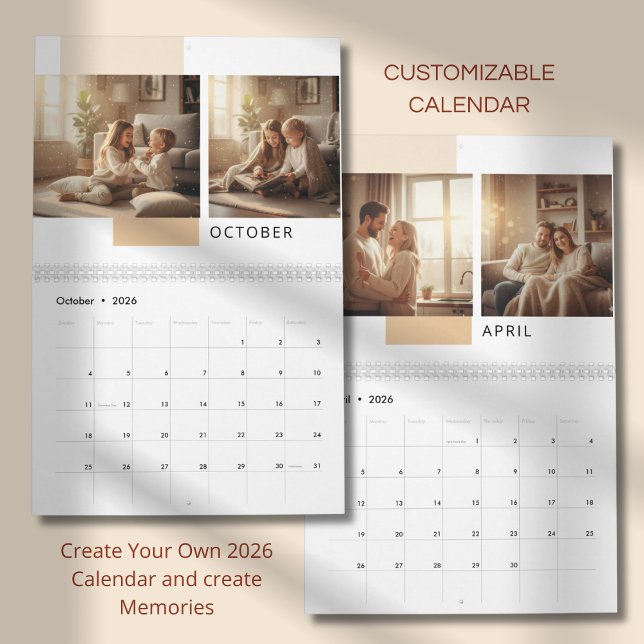 Simple Modern Photo Calendar  Kalender (Skapare uppladdad)