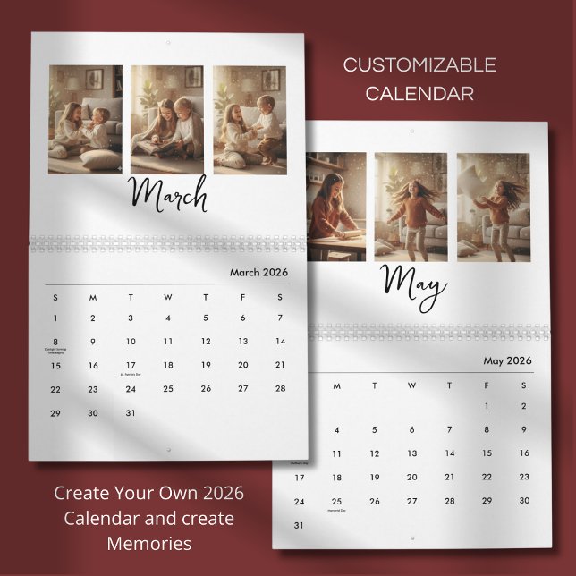 Simple Modern Photo Calendar Kalender (Skapare uppladdad)