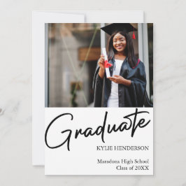 Simple Modern Studenten Photo Meddelande