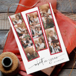 Simple Modern What a Year Photo Collage jul Julkort<br><div class="desc">Enkel Modern,  vilket år för fotopaket,  julkort för Helgdag. Klicka på knappen Redigera om du vill anpassa med din information.</div>