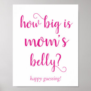 Simple Mommys Belly Shock rosa Game Poster