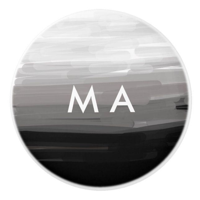 Simple monogram add your name letter man minimal t knopp (Framsidan)