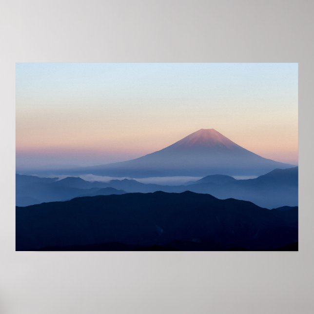 Simple Mount Fuji, Japan Art | POSTER (Framsidan)