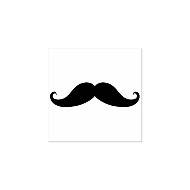 Simple Mustache Stämpel (Tryck)