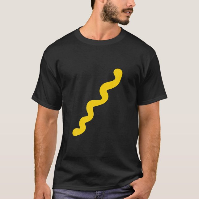 Simple Mustard Costume Matching Ketchup Group T Shirt (Framsida)