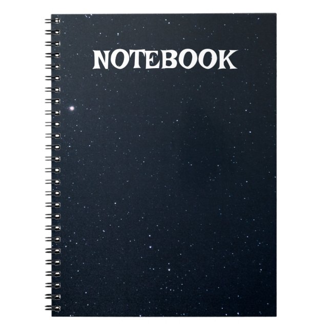 Simple night NOTEBOOK Anteckningsbok (Framsidan)