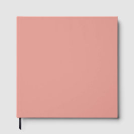 Simple pastel flamingo pink color gästböcker