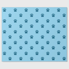 Simple Paw Print Pattern Presentpapper