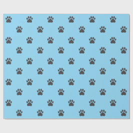 Simple Paw Print Pattern Wrapping Paper Presentpapper
