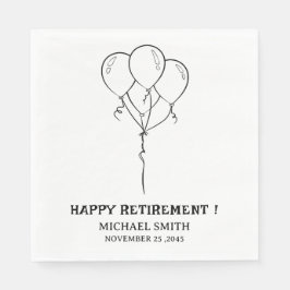 Simple Pension Party Napkins Pappersservett