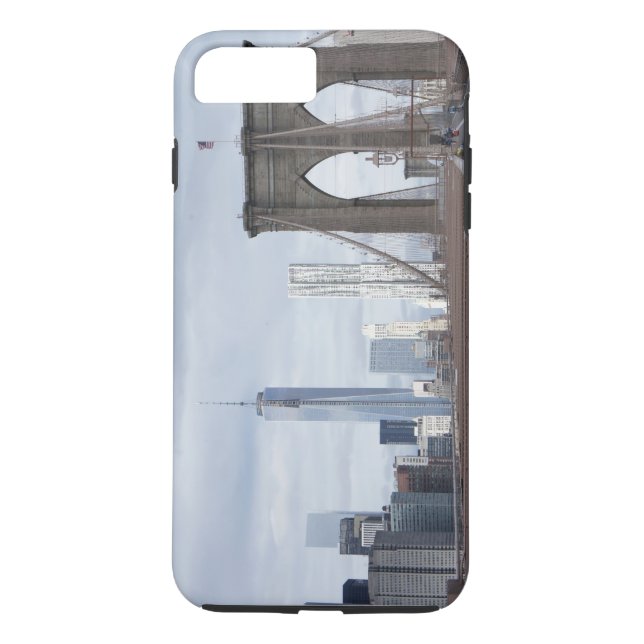 Simple Personlig Brooklyn Bridge Case-Mate iPhone Skal (Baksida)