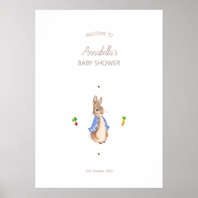 Simple Peter the Rabbit Poster (Framsidan)