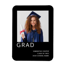 Simple Photo 2022 Studenten Black Notice Magnet