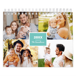 Simple Photo Collage Family 2022 Kalender