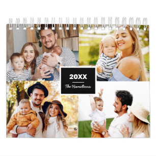 Simple Photo Collage Family 2022 Kalender