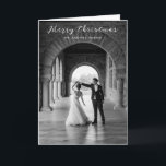 Simple Photo Elegant-jul Helgkort<br><div class="desc">Modern julkort med en enkel design med "God jul" i ett elegant-skript över ditt favoritfoto.</div>