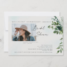 Simple Photo Möhippa Foliage III-inbjudan Inbjudningar