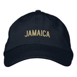Simple Plain Jamaica Ord Anpassningsbar Färg Broderad Keps