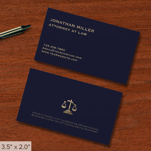 Simple Professionell Lawyer Visitkort