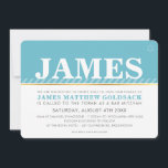 SIMPLE PUB MITZVAH moderna judestjärnturkos Inbjudningar<br><div class="desc">med kat masard >> WWW.SIMPLYSWEETPAPERIE.COM <<< A trendig, enkel design för ditt barns PUB MITZVAH INVITATIONS. Wow dina vänner och din familj med det här lilla numret;DSetup som mall är det enkelt att lägga till dina egna uppgifter, lägga till ditt foto eller slått anpassa knappen och du kan lägga till...</div>