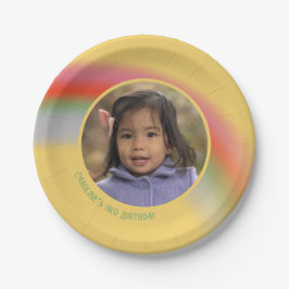 Simple Rainbow Anpassningsbar Birthday Photo