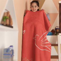 Simple Red Guld Dove Heart Peace Kärlek jul