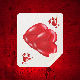 Simple Red Hearts på vita hjärtans dag |