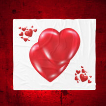Simple Red Hearts på vita hjärtans dag |
