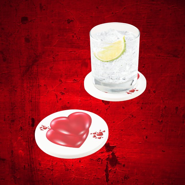 Simple Red Hearts på vita hjärtans dag | Underlägg (Skapare uppladdad)