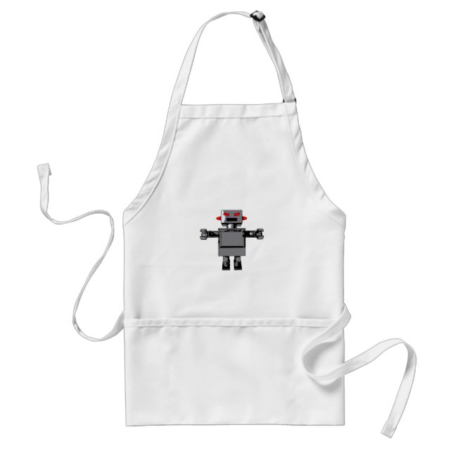 Simple Robot Apron Förkläde (Framsidan)