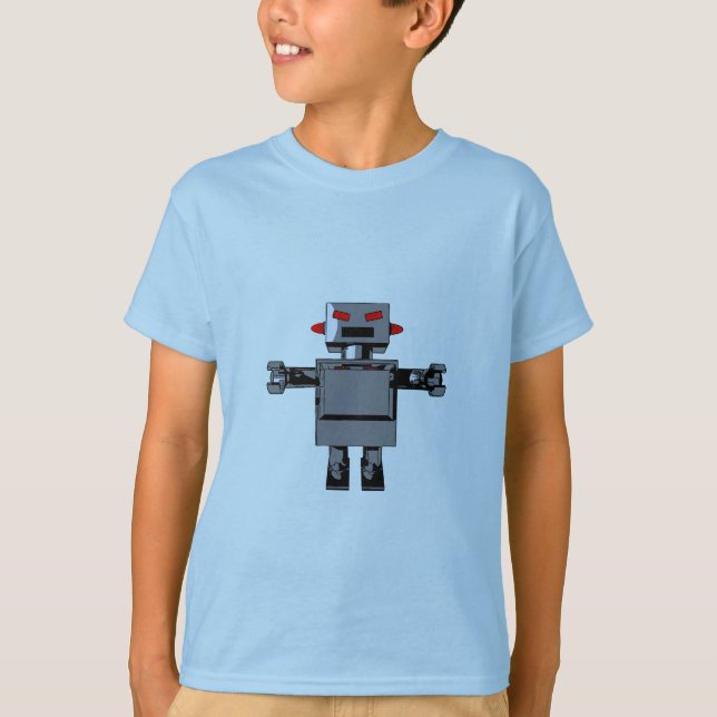Simple Robot Shirt T-shirt (Framsida)