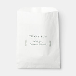 Simple Sage Green Botanical Minimalist Wedding