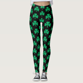 Simple Shamrock Mönster Leggings