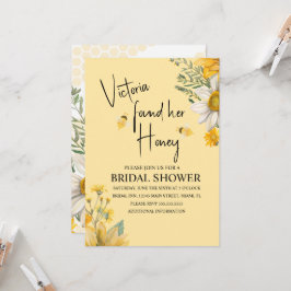 Simple She’s Found Her Honey Bee Bridal Shower Inbjudningar