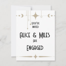 Simple Shimmer Inbjudningar