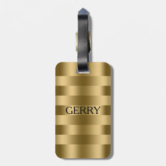 Simple Shiny Guld Rand Mönster Bagagebricka