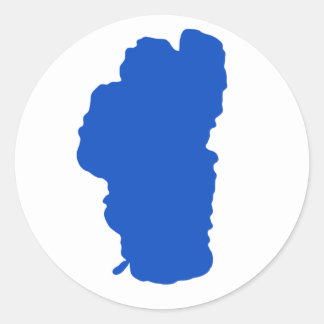 Simple Sjö Tahoe Sticker, runda Runt Klistermärke
