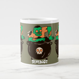 Simple Spooky Halloween Family Ghouls Zombie Jumbo Mugg
