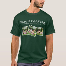 Simple St. patricks dag Shamrocks familjefoto