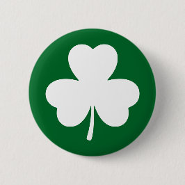 Simple St patrick's day Lucky Shamrock Klöver Knapp