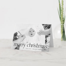 Simple Stil Black God jul 2 Photo Helgkort