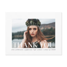 Simple Stil Photo Studenten Tack