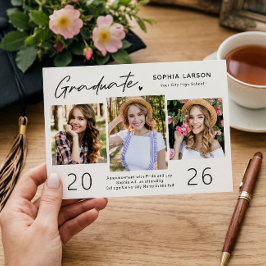 Simple Student Script 3 Photo Collage Studenten Meddelande