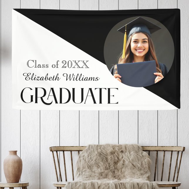 Simple Studenten Black and White Poster (Skapare uppladdad)