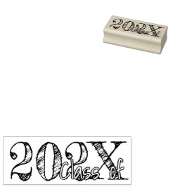 Simple Studenten | med Grad Year och Namn Space Stämpel